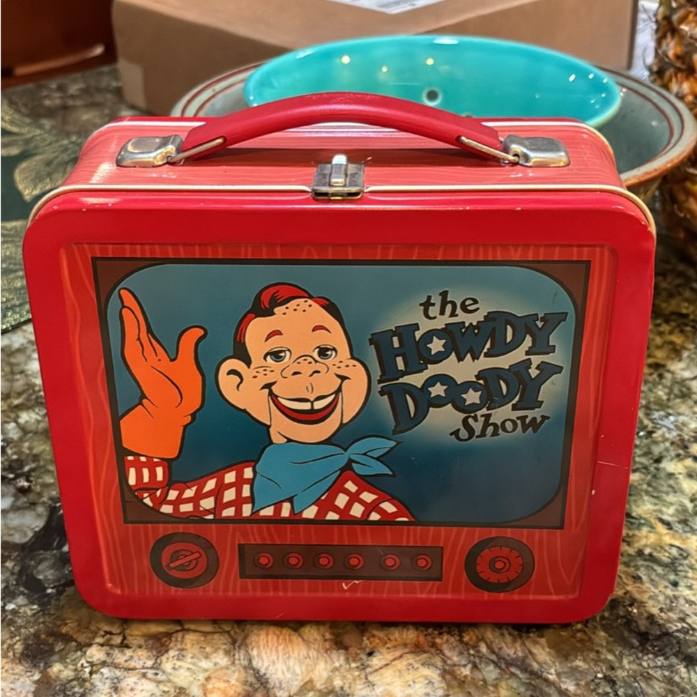 Hallmark Red and Blue Howdy Doody Lunchbox 1998